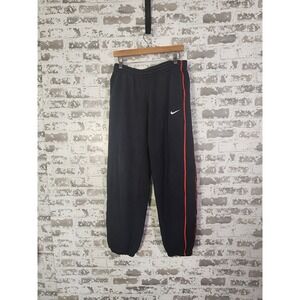 Nike SB Orange Tag Joggers Men M Black Red‎ Stripe The Athletic Dept Skateboard